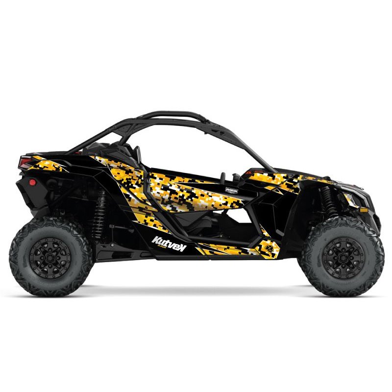 Kit Déco SSV Predator Can Am Maverick X3 Noir Jaune (2017-2023)