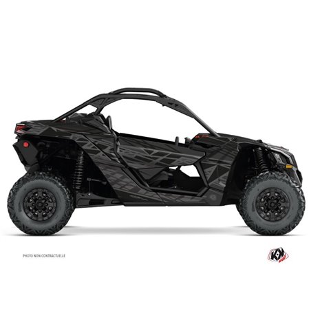 Kit Déco SSV Eraser Can Am Maverick X3 Noir Gris (2017-2023)