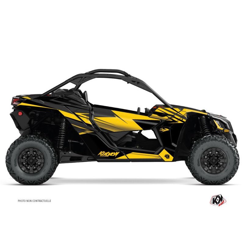 Kit Déco SSV Stage Can Am Maverick X3 Jaune (2017-2023)