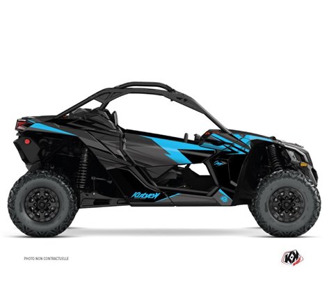 Kit Déco SSV Stage Can Am Maverick X3 Noir Bleu (2017-2023)