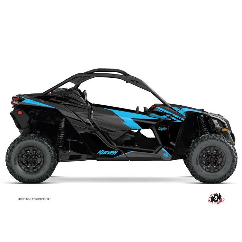 Kit Déco SSV Stage Can Am Maverick X3 Noir Bleu (2017-2023)