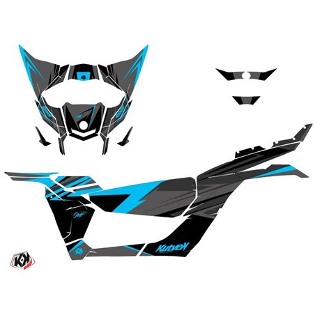 Kit Déco SSV Stage Can Am Maverick X3 Noir Bleu (2017-2023)