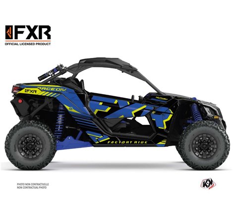 Kit Déco SSV FXR N1 Can Am Maverick X3 Bleu (2017-2023)