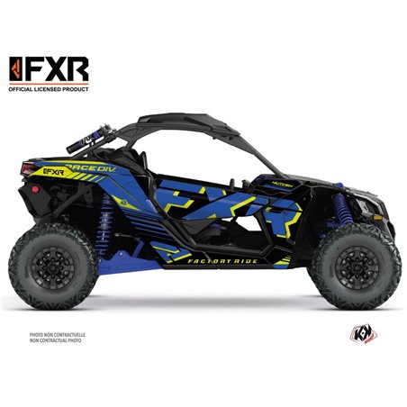 Kit Déco SSV FXR N1 Can Am Maverick X3 Bleu (2017-2023)