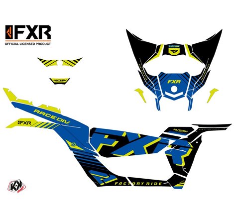 Kit Déco SSV FXR N1 Can Am Maverick X3 Bleu (2017-2023)