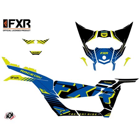 Kit Déco SSV FXR N1 Can Am Maverick X3 Bleu (2017-2023)