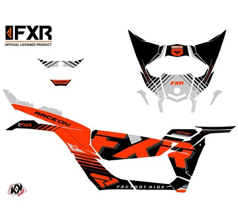 Kit Déco SSV FXR N1 Can Am Maverick X3 Rouge (2017-2023)