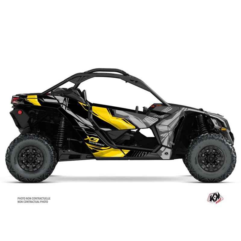 Kit Déco SSV Kliff Can Am Maverick X3 Jaune (2017-2023)