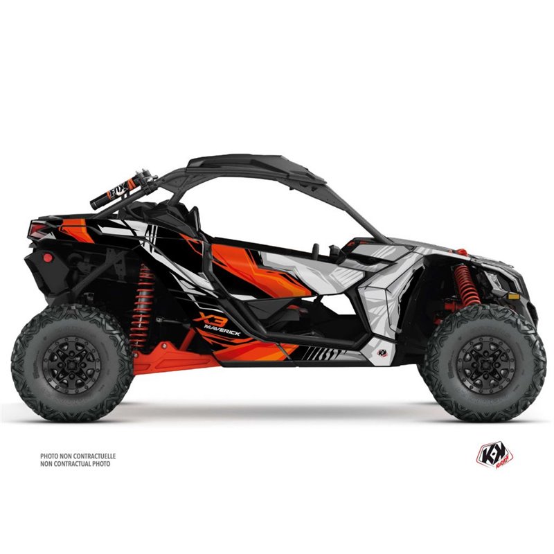 Kit Déco SSV Kliff Can Am Maverick X3 Rouge (2017-2023)