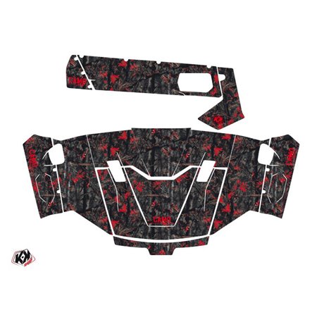 Kit Déco SSV Camo CF Moto U Force 800 Noir Rouge (2013-2023)