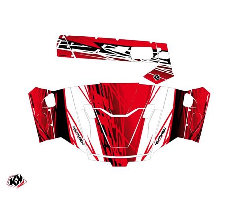 Kit Déco SSV Eraser CF Moto U Force 800 Rouge Blanc (2013-2023)