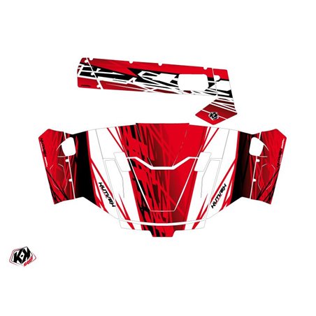 Kit Déco SSV Eraser CF Moto U Force 800 Rouge Blanc (2013-2023)