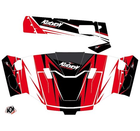 Kit Déco SSV Stage CF Moto U Force 800 Noir Rouge (2013-2023)