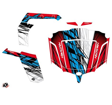 Kit Déco SSV Eraser CF Moto Z Force 800 Bleu Blanc Rouge (2013-2023)