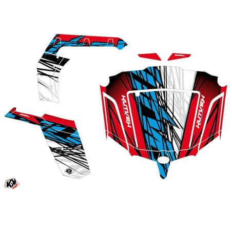 Kit Déco SSV Eraser CF Moto Z Force 800 Bleu Blanc Rouge (2013-2023)