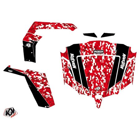 Kit Déco SSV Predator CF Moto Z Force 1000 Rouge (2017-2023)