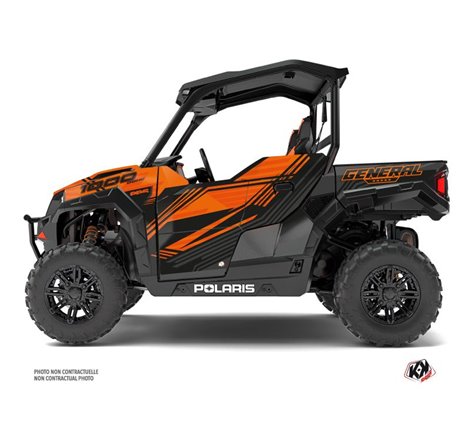 Kit Déco SSV Graphite Polaris GENERAL 1000 Orange (2016-2021)