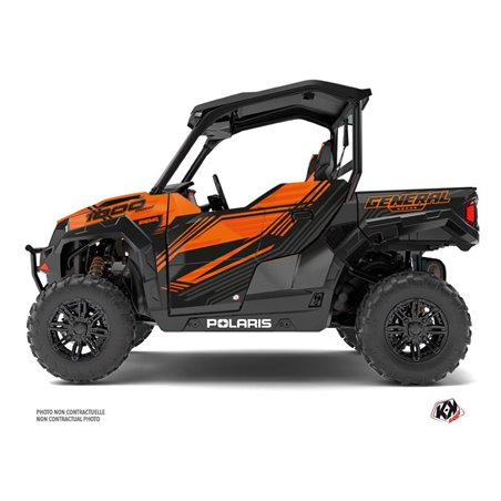 Kit Déco SSV Graphite Polaris GENERAL 1000 Orange (2016-2021)