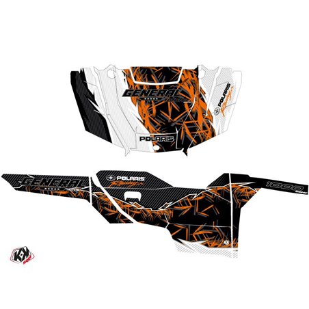 Kit Déco SSV Action Polaris GENERAL 1000 Orange (2016-2021)