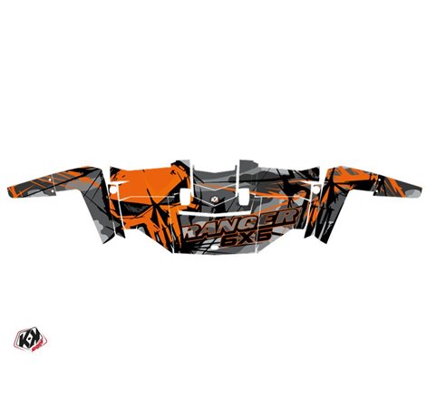 Kit Déco SSV Evil Polaris Ranger 6x6 Gris Orange (2014-2016)