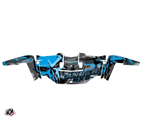 Kit Déco SSV Evil Polaris Ranger 6x6 Gris Bleu (2014-2016)