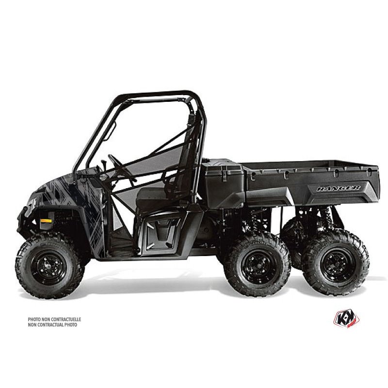 Kit Déco SSV Squad Polaris Ranger 6x6 Noir Gris (2014-2016)