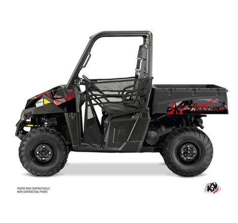 Kit Déco SSV Evil Polaris Ranger 570 Gris Rouge (2015-2021)