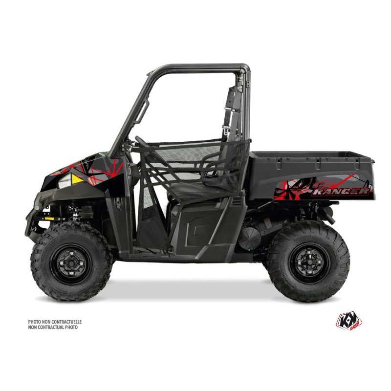 Kit Déco SSV Evil Polaris Ranger 570 Gris Rouge (2015-2021)