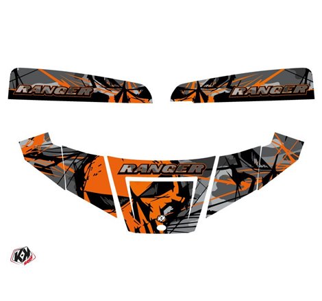 Kit Déco SSV Evil Polaris Ranger 570 Gris Orange (2015-2021)