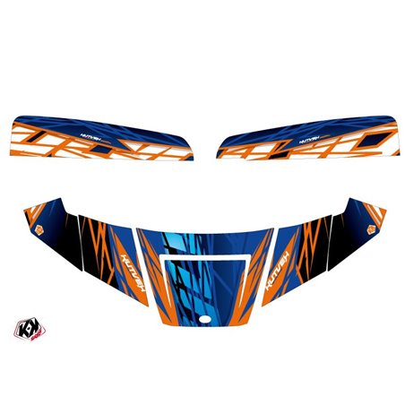 Kit Déco SSV Eraser Polaris Ranger 570 Bleu Orange (2015-2021)