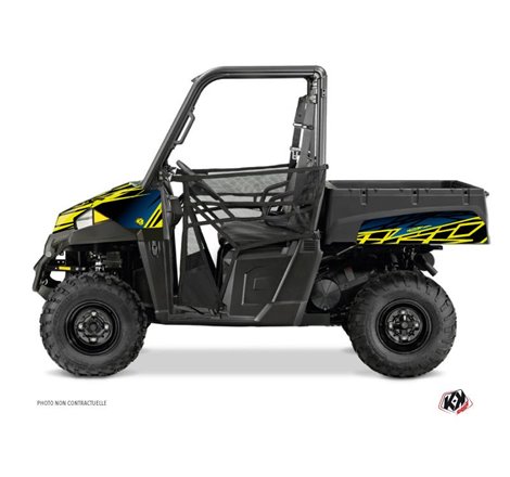 Kit Déco SSV Eraser Polaris Ranger 570 Neon Bleu (2015-2021)