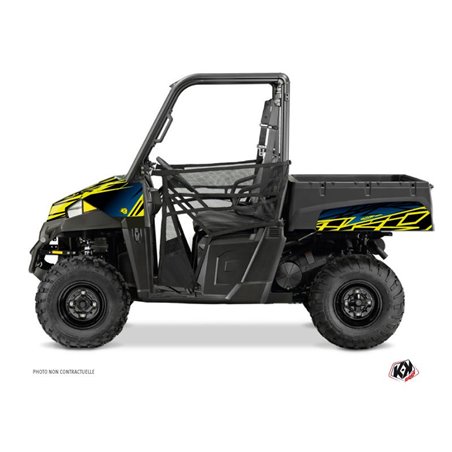 Kit Déco SSV Eraser Polaris Ranger 570 Neon Bleu (2015-2021)