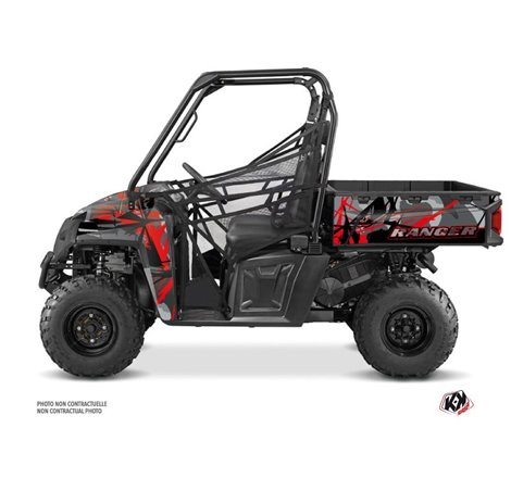 Kit Déco SSV Evil Polaris Ranger 570 FULL Gris Rouge (2015)