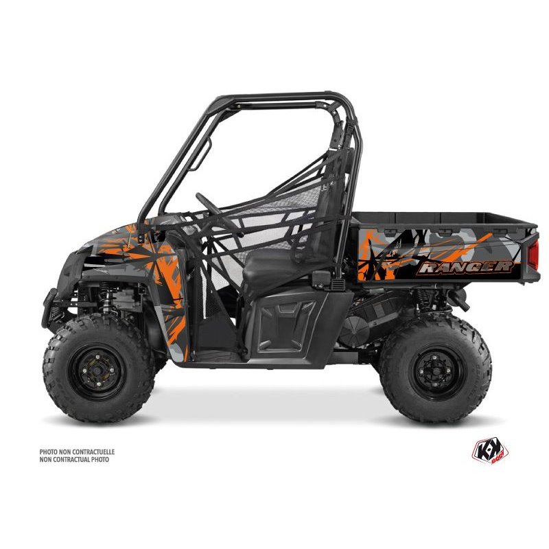 Kit Déco SSV Evil Polaris Ranger 570 FULL Gris Orange (2015)