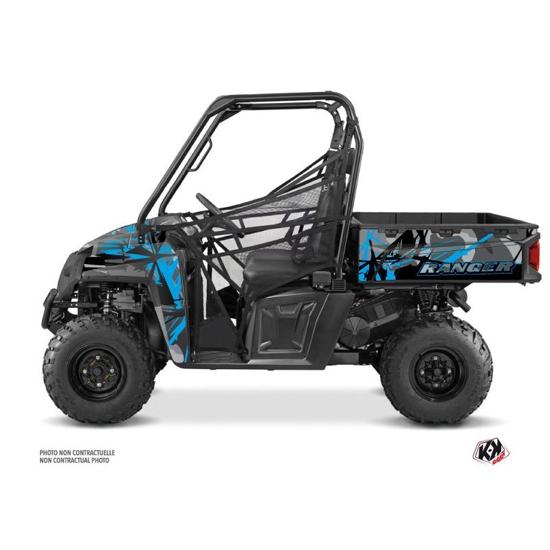 Kit Déco SSV Evil Polaris Ranger 570 FULL Gris Bleu (2015)