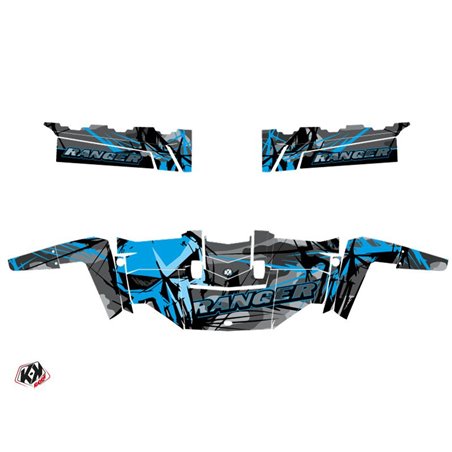 Kit Déco SSV Evil Polaris Ranger 570 FULL Gris Bleu (2015)