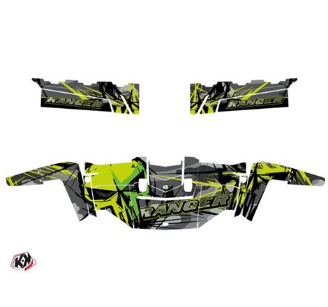 Kit Déco SSV Evil Polaris Ranger 570 FULL Gris Vert (2015)