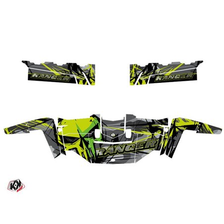 Kit Déco SSV Evil Polaris Ranger 570 FULL Gris Vert (2015)