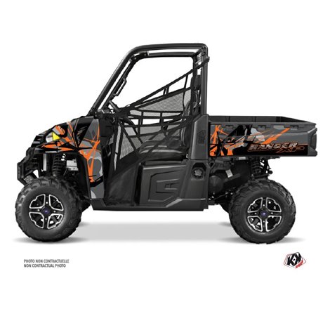 Kit Déco SSV Evil Polaris Ranger 900 XP Gris Orange (2012-2015)