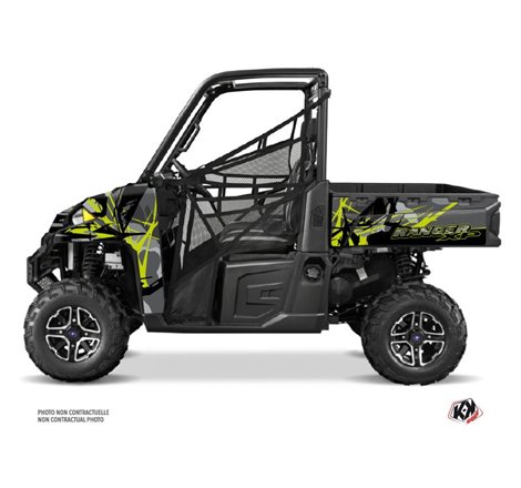 Kit Déco SSV Evil Polaris Ranger 900 XP Gris Vert (2012-2015)