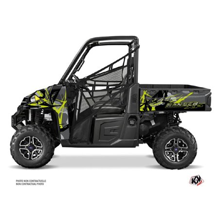 Kit Déco SSV Evil Polaris Ranger 900 XP Gris Vert (2012-2015)