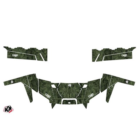 Kit Déco SSV Camo Polaris Ranger 900 XP Vert (2012-2015)