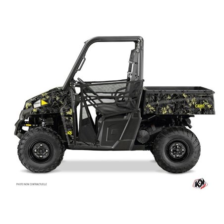 Kit Déco SSV Camo Polaris Ranger 900 XP Noir Jaune (2012-2015)