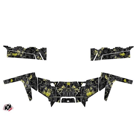 Kit Déco SSV Camo Polaris Ranger 900 XP Noir Jaune (2012-2015)