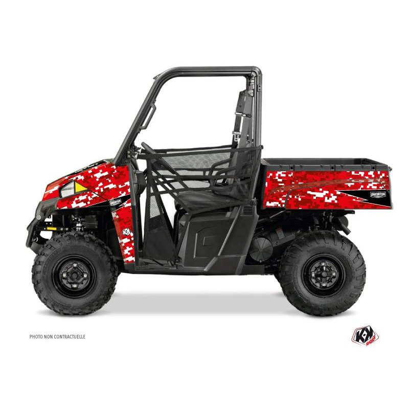 Kit Déco SSV Predator Polaris Ranger 900 XP Rouge (2012-2015)