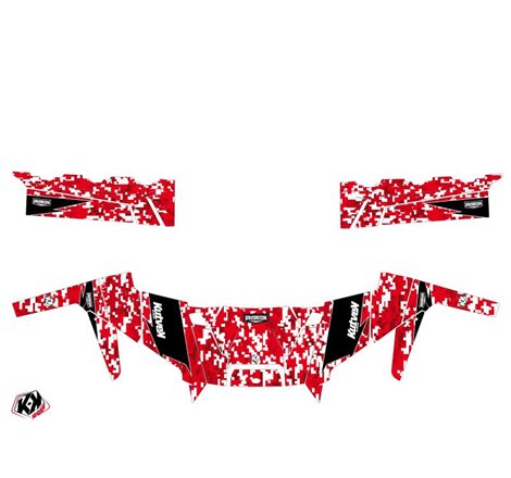 Kit Déco SSV Predator Polaris Ranger 900 XP Rouge (2012-2015)