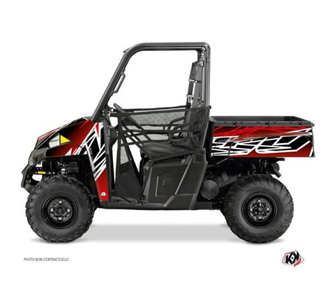 Kit Déco SSV Eraser Polaris Ranger 900 XP Rouge Blanc (2012-2015)