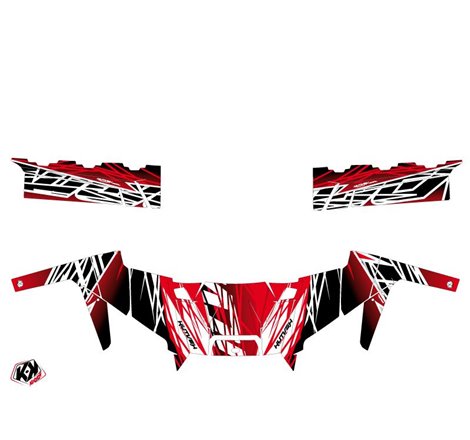 Kit Déco SSV Eraser Polaris Ranger 900 XP Rouge Blanc (2012-2015)