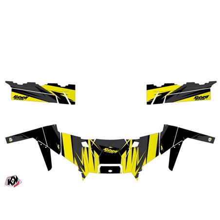 Kit Déco SSV Stage Polaris Ranger 900 XP Noir Jaune (2012-2015)