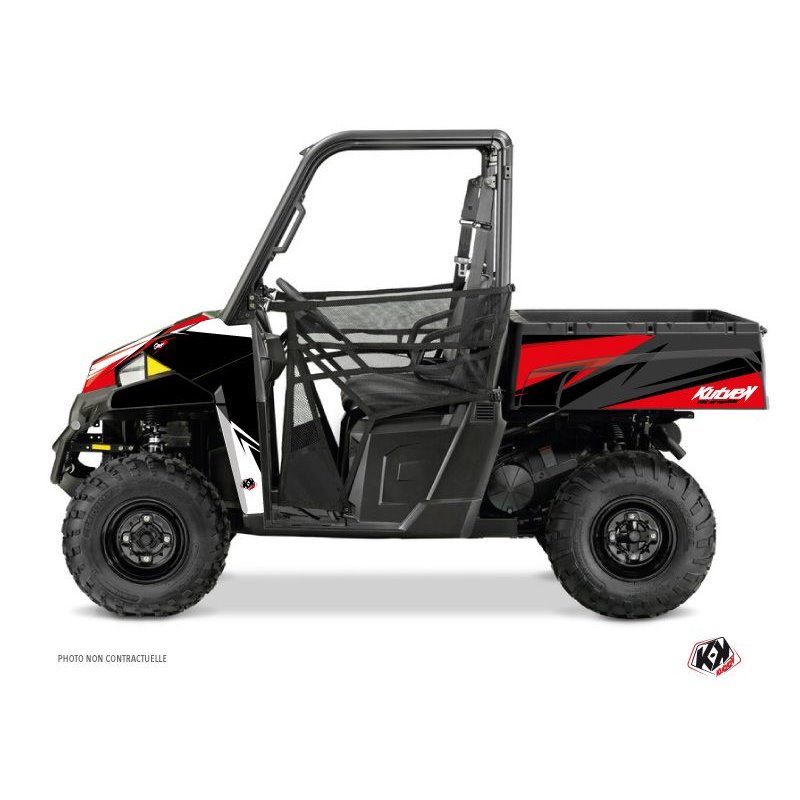 Kit Déco SSV Stage Polaris Ranger 900 XP Noir Rouge (2012-2015)